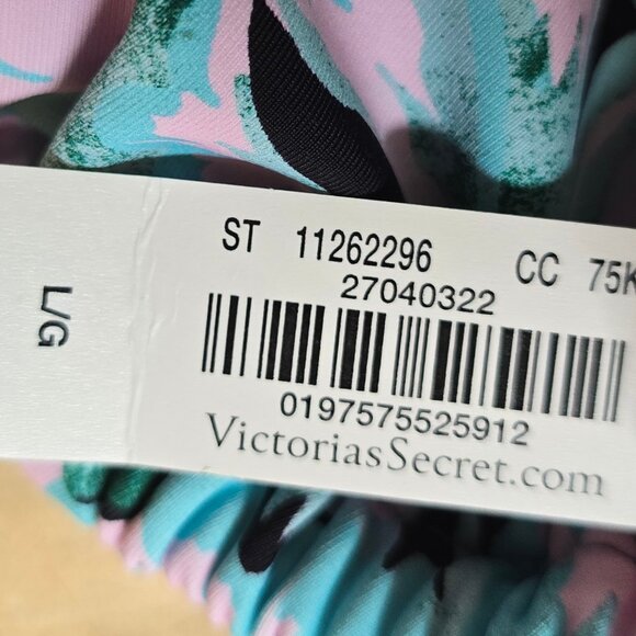 New with Tags Victorias Secret Swim BOHO Beach Triangle Bikini Top Large - Picture 5 of 10